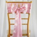 Noeud de chaise satin rose