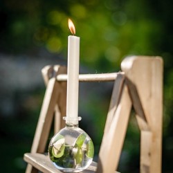 Petit vase boule en verre