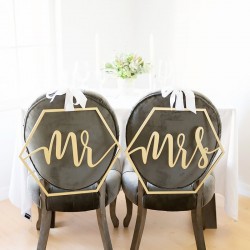 Mr & Mme en bois