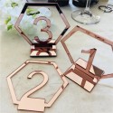 Numéro de table rose gold par 10