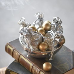 Coupelle à dragées argentée