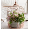 Cage à oiseaux rose gold