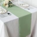 Chemin de table mariage sauge