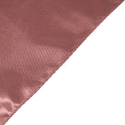 Chemin de table satin rose cannelle