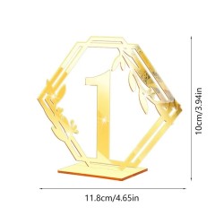 Numéro de table plexiglas par 10