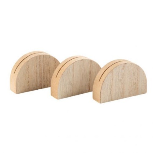 Support arrondis en bois par 3