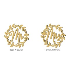 Habillage de chaise mariage en bois