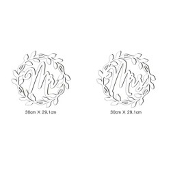 Habillage de chaise mariage en bois