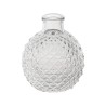 Vase boule transparent picot