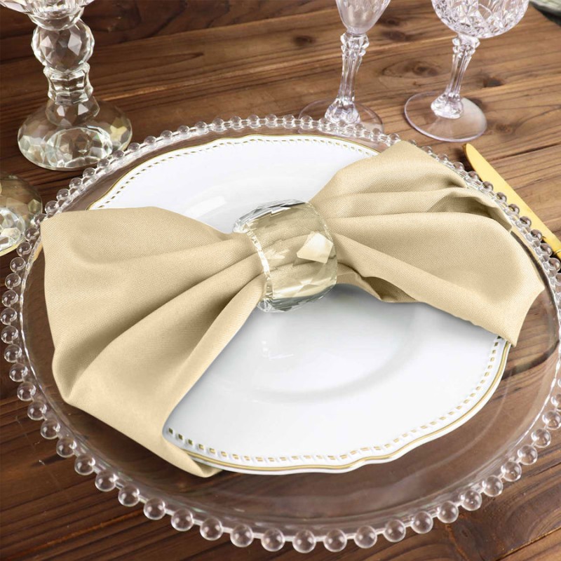 Serviette de table beige