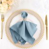 Serviette de table bleu orage