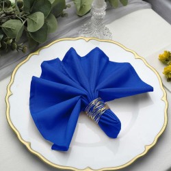 serviette de table bleu roi