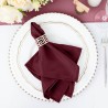 Serviette de table bordeaux