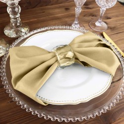 Serviette de table champagne