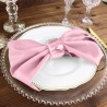 Serviette de table rose