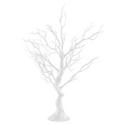 Arbre centre de table blanc