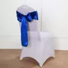 Noeud de chaise mariage bleu roi