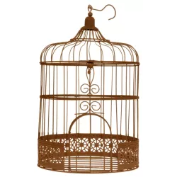 Cage à oiseaux vintage