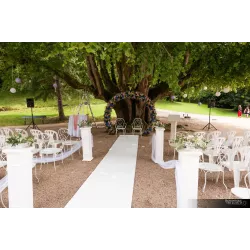 Colonne en bois blanc