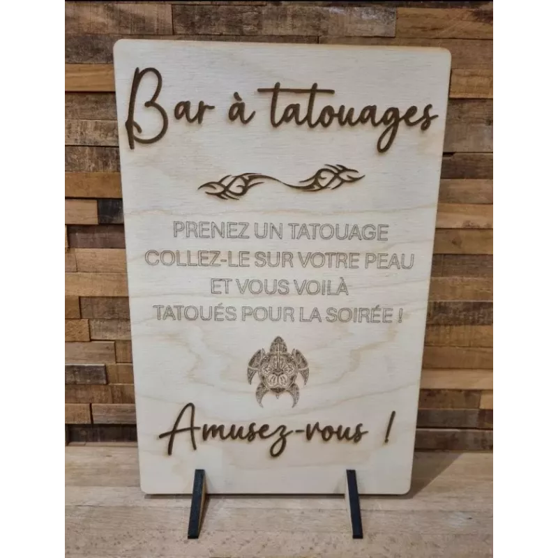 Panneau Bar à Tatouages