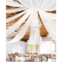 Location de tentures en tissu pour salle de mariage