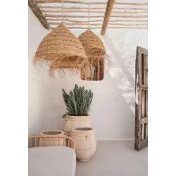 Lustre en fibres disponible à la location