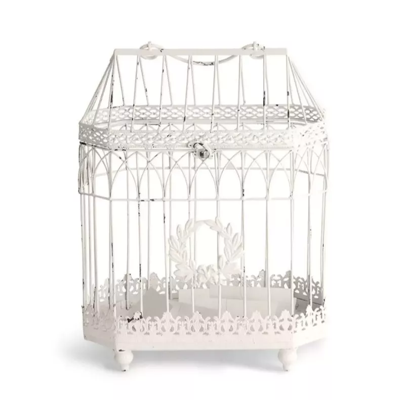 Cage décorative mariage vintage