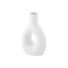 Bougeoir ou Vase en céramique blanche