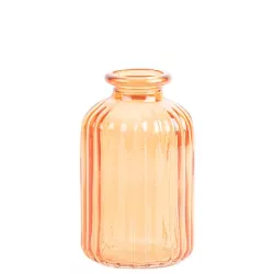 Vase  en verre corail