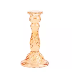 Bougeoir torsadé Astrid pèche