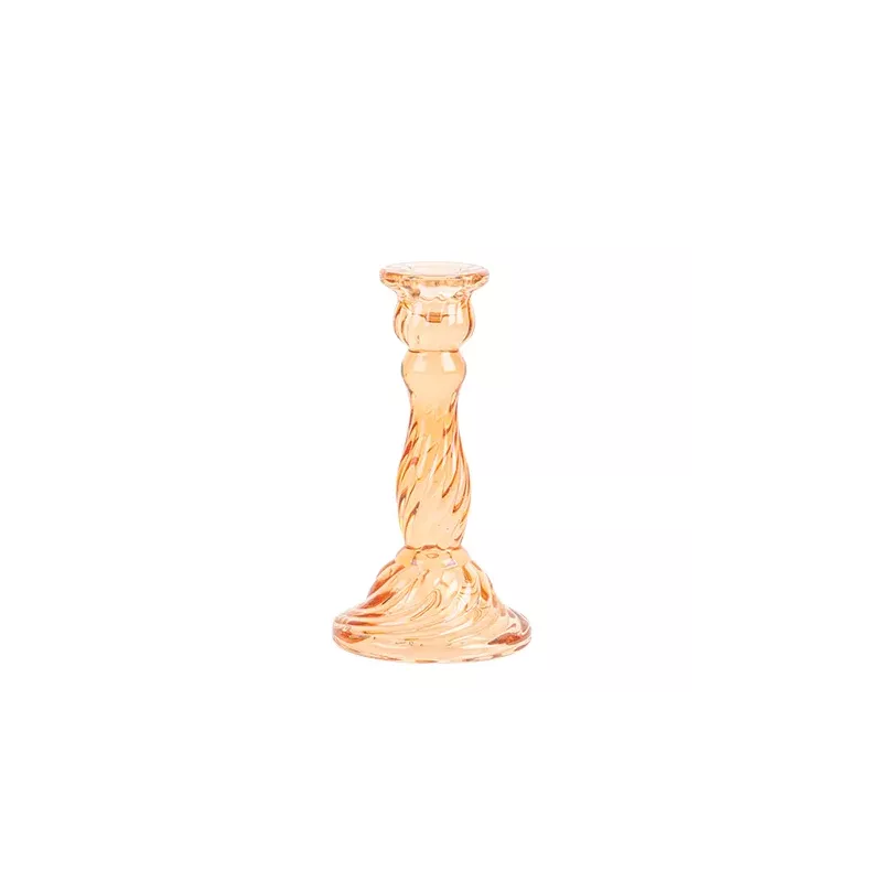 Bougeoir torsadé Astrid pèche