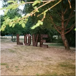 LOVE géant lumineux