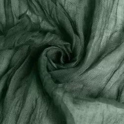 Serviette gaze de coton vert sapin