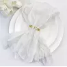 Serviette gaze de coton blanche