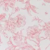 Serviette de table florale rose