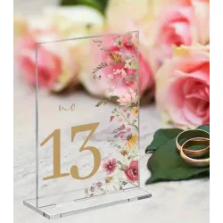 Location numéro de table en plexiglass