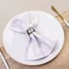 Serviette de table lavande florale