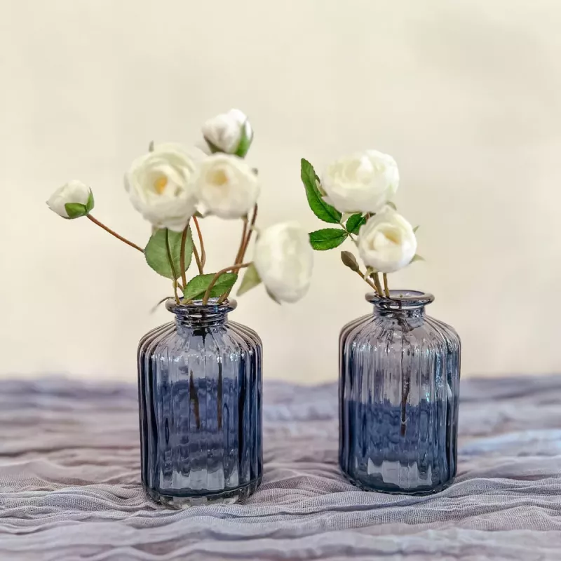 Location vase bouteille bleu marine