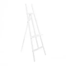 Location grand chevalet en bois blanc