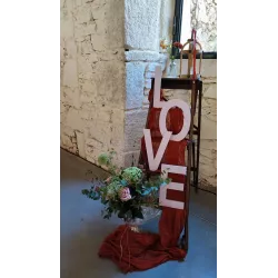 Location de lettres love pour décoration de mariage