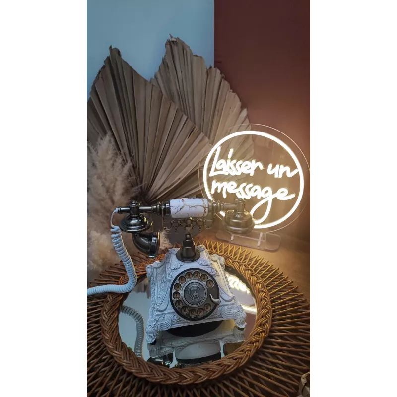 Location neon laisser un message