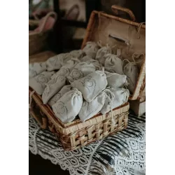 Location malette en osier  pour  décoration mariage