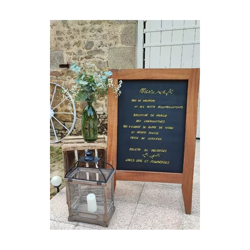 Location grande ardoise pour menu