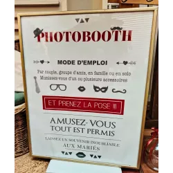Location panneau pour photobooth