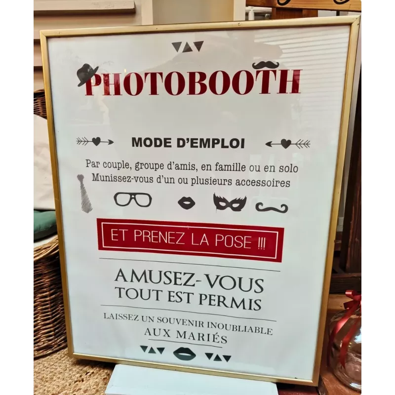 Location panneau pour photobooth
