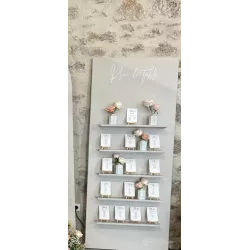 Location plan de table étagere