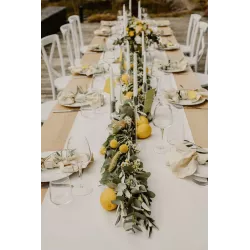 Bougeoir Elégance en verre 30cm