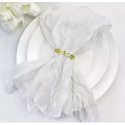 Location de serviette de table en gaze de coton Limoges