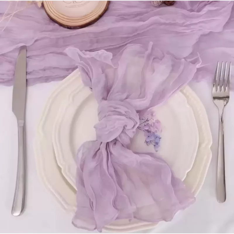 Location de serviette de table gaze de coton Limoges