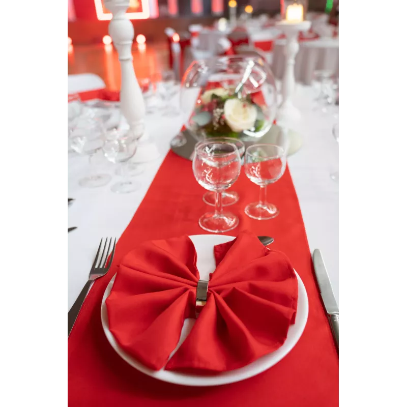 Rond de serviette metal argenté